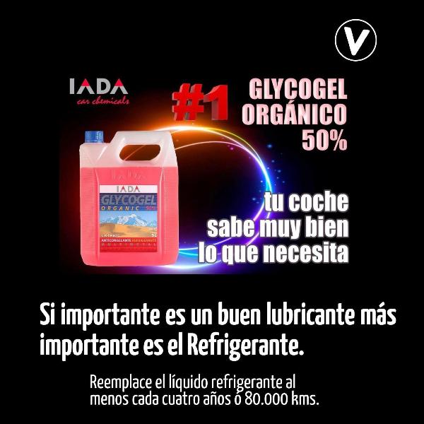 liquido refrigerante coche Glycogel Organic 50% Amarillo 5L