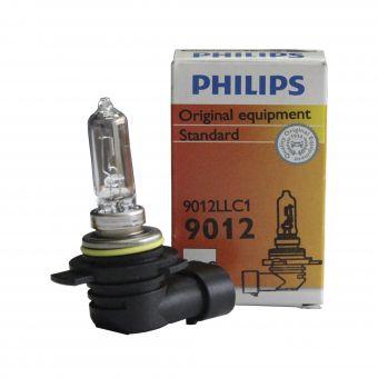 9012LLC1 PHILIPS LongLife HIR2 12V 55W PX22d, 3700K, Halogène Ampoule,  projecteur longue portée