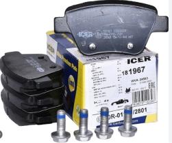  181967000 - JGO.PASTILLAS TRAS. VAG