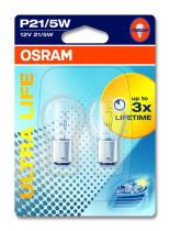 Osram 7528ULT02 - Lámpara doble filamento, 12V 21/5W  BAY15D Ultimate