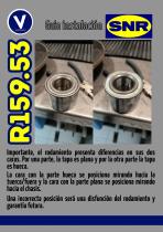 SNR R15953 - KITS ROD.RUEDA TRAS. OPEL FIAT DS PSA