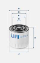 Ufi Filtros 2331300 - FILTRO ACEITE RENAULT 22D GRUPO FIAT IVECO