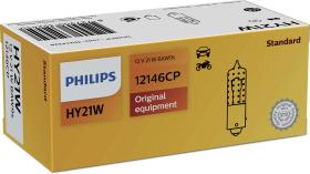 PHILIPS 12146CP - Lámpara ambar H21/HY21W 12V 21W BAW9S