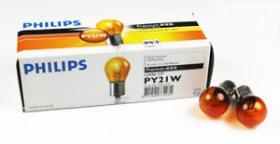 PHILIPS 12496NACP - LAMPARA PY21W AMBAR 12V 21W BAU15S [CAJA 10UNDS]