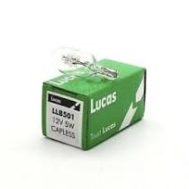Lucas LLB501 - LAMP.AUTOM.12V 5W W2.1X9.5D T10 'E'