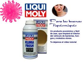 Solución Líquida 4065 - Liqui Moly Klima Fresh 150 ml, purificador cabina.