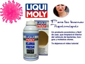   Solución Líquida 4065 - Liqui Moly Klima Fresh 150 ml, purificador cabina.