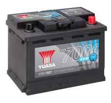  Yuasa YBX7027 - Batería arranque EFB  65ah 600a 12v, 243x175x190 +derecha.