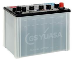  Yuasa YBX7030 - Batería arranque EFB 72ah 760a 12v, 260X173X225 +derecha.