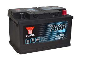  Yuasa YBX7100 - Batería arranque EFB 65ah 650a 12v, 278x175x175 +derecha