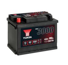  Yuasa YBX3078 - Batería de arranque 60ah 12v 550a, 243x175x190 +izquierda