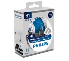 PHILIPS 12258WHVSM - ESTUCHE DOS LAMPARAS H1 WHITEVISION con t5 azul incorporada