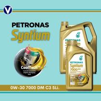  Petronas 18345019 - Aceite de Motor 0w30 Petronas Syntium 7000dm 5Li.
