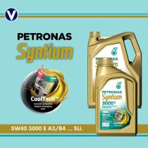 Petronas 18055019 - Aceite de Motor 5w40 Petronas Syntium 3000E 5Li.