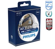 PHILIPS 12972RVS2 - Set dos lámparas H7 RACING VISION +150%