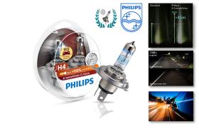 PHILIPS 12342XVGS2 - Estuche de dos lámparas H4 X-TREMEVISION G-FORCE