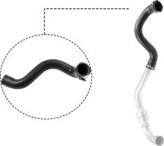  090089 - TUBO AIRE INTERCOL .DCH R. MEGANE II 1.5DCI