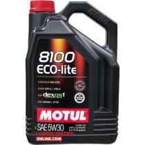 Motul 108214 - ACEITE MOTOR 8100 ECO LITE 5W30 5L DEXOS 1