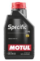 Motul 109950 - Lubricante SPECIFIC 0W20 RN17FE  C5  RENAULT 5 Litro