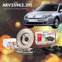  ARV25962.210 - KIT FRENO FERODO DISCO DELANTERO RENAULT LAGUNA
