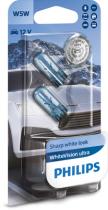  12961WVUB2 - Blister dos unidades w5w Whitevisión Ultra 12V 5w