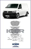  142399000 - JGO.PASTILLAS FRENOS DLT. VW.70Z 19> C/SENSOR