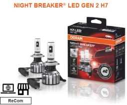 Osram 64210DWNBG22HFB - LÁMPARAS LED NIGHT BREAKER® H7