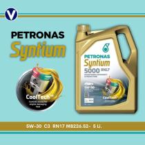 Petronas 70700M12EU - Aceite Motor 5w30 C3 RN17 Syntium 5 Litros para Renault