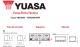 Yuasa YBX3063 - Bateria de arranque 12v 45ah 440a, con medidas 207x175x175