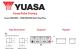 Yuasa YBX7005 - Batería arranque EFB 65ah 620a 12v 232X173X225 +derecha
